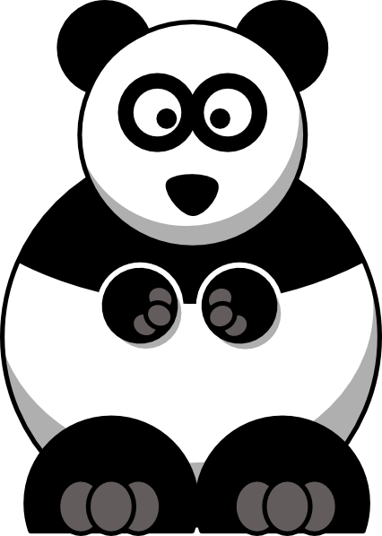 Download Cartoon Panda Clip Art at Clker.com - vector clip art online, royalty free & public domain