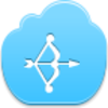 Free Blue Cloud Bow Image