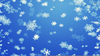 Blue Snowflake Clipart Image