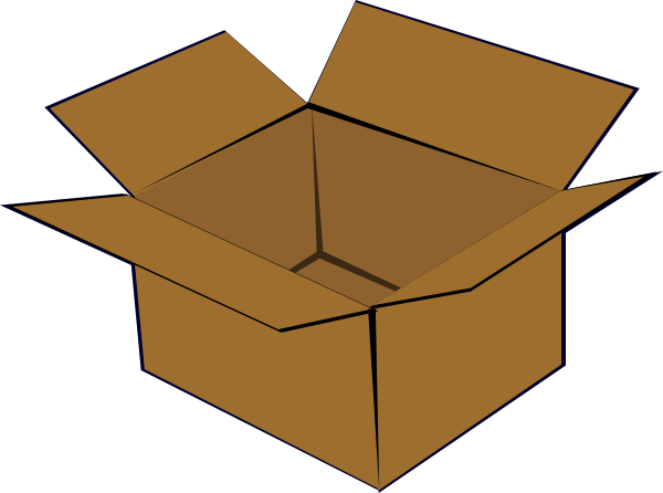 Download Cardboard Box Clip Art at Clker.com - vector clip art ...