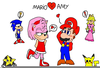 Mario Sonic Olympic Games Clipart Image