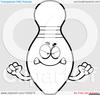 Free Bowling Pin Clipart Image