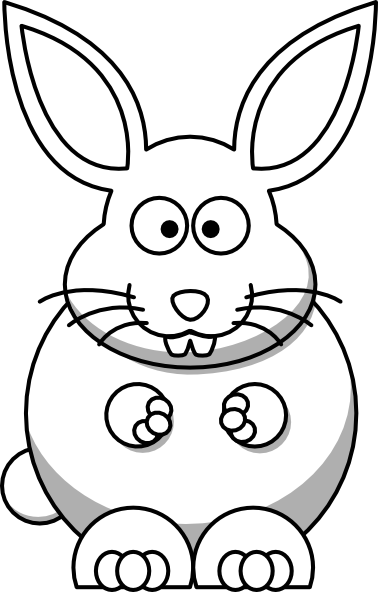 Cartoon Bunny Clip Art at Clker.com - vector clip art online, royalty
