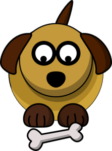 Dog Looking Down Clip Art