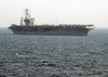 The Aircraft Carrier Uss Nimitz (cvn 68) Enters The Arabian Gulf To Relieve Uss Abraham Lincoln (cvn 72). Image