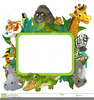 Free Cartoon Zoo Animal Clipart Image