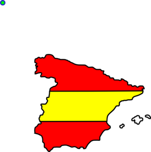 Flag Within The Boundaries Of Spain Clip Art