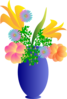 A Vase Of Flowers Clip Art