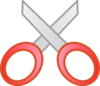 Cut Red Clip Art