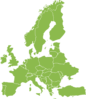 European Continent Green Clip Art