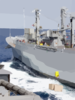 Ordnance Transfers Aboard Uss Carl Vinson From The Military Sealift Command Ship Usns Mount Shasta Clip Art