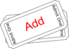 Add Ticket Button Clip Art