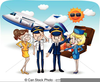 Cabin Crew Clipart Image