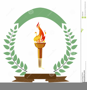 Olympic Torch Photos Clipart Image