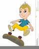 Skater Boy Clipart Image