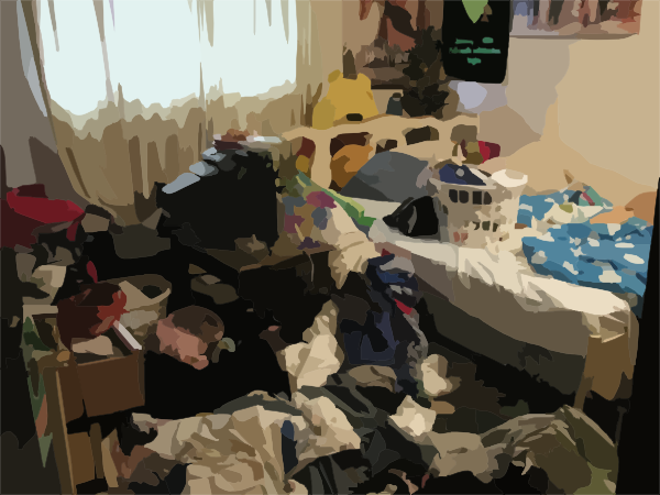 Messy Room X Clip Art at Clker.com - vector clip art online, royalty