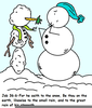 Free Printable Snowman Clipart Image