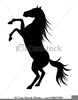 Rearing Horse Clipart Image