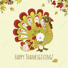 Happy Thanksgiving Turkey Clipart Image
