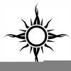 Free Tribal Sun Clipart Image