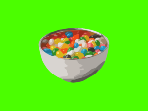 Bowl Of Jelly Beans Clip Art