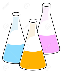 Chemistry Beakers Clipart Image