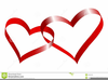 Silver Double Heart Border Clipart Image