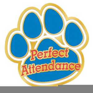 Perfect Attendance Clipart Image