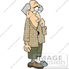 Happy Birthday Old Man Clipart Image