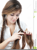 Caucasian Hair Braiding Image