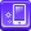 Free Violet Button Phone Settings Image
