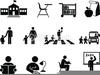 Back To School Clipart Black And White Image