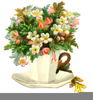 Clipart Of Victorian Teacups Image