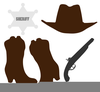 Free Clipart Cowboy Boots Image