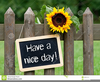Have A Nice Day Clipart Image