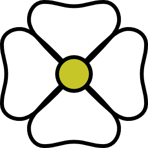 White Flower Clip Art at Clker.com - vector clip art online, royalty