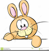 Cute Easter Bunny Clipart Image