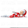 Clipart Santa Resting Image