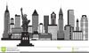 New York City Skyline Clipart Free Image