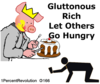 166 Rich Eating  Clip Art