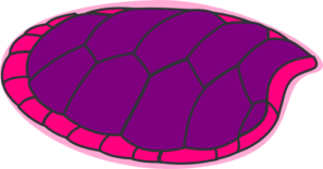 Pink Purple Turtle  Clip Art