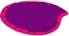 Pink Purple Turtle  Clip Art