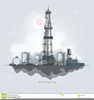 Well Drilling Rig Clipart Image