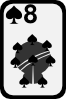 Eight Of Spades Clip Art