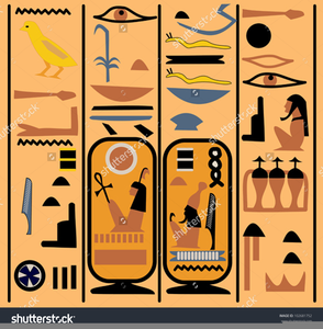 Hieroglyphics Clipart Image