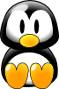 Baby Tux Clip Art