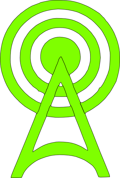 Green-radio-tower-icon Clip Art at Clker.com - vector clip art online