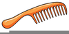 Comb And Scissors Clipart Image