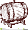 Wine Barrel Clipart Image
