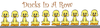Clipart Of Ducks In A Row Image